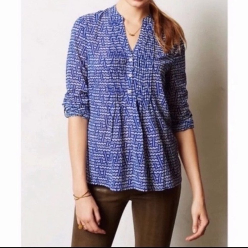 HD in Paris Anthropologie blouse